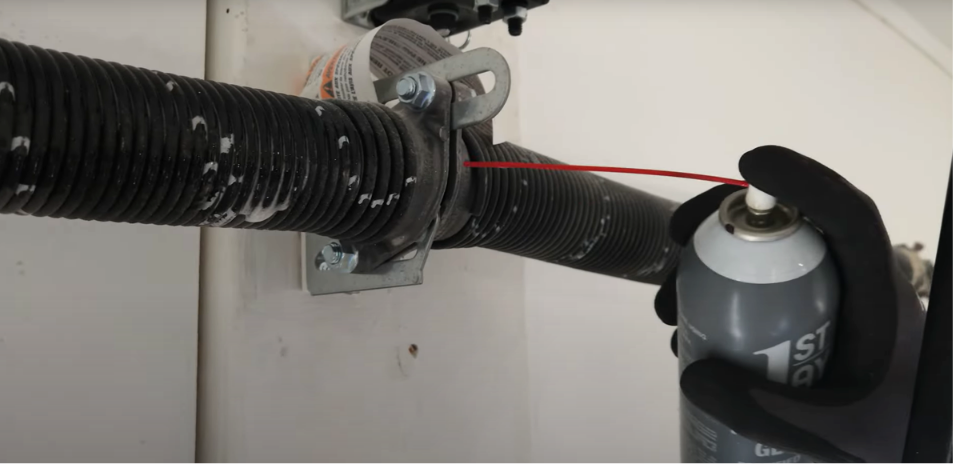 Broken garage door spring repair service on East Main Street, Columbus, OH